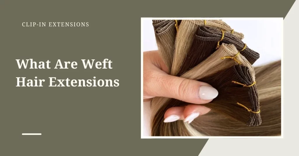 What Are Weft Hair Extensions? An Overview of the Basics